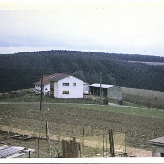 Bild1464 ca. 1963. Der Eddersbacher Hof gesehen vom Rohbau der Familie Schulz