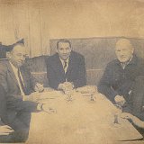 Image2039 vlnr: Helmut Mehler, Henning Clausen, Hans Giesen, Jakob Harz, Wilhelm Gehm